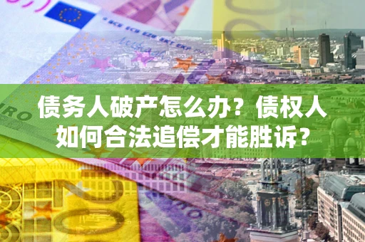 北京债务人破产怎么办？债权人如何合法追偿才能胜诉？