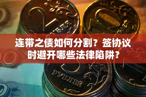 北京连带之债如何分割？签协议时避开哪些法律陷阱？