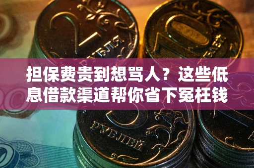 北京担保费贵到想骂人？这些低息借款渠道帮你省下冤枉钱