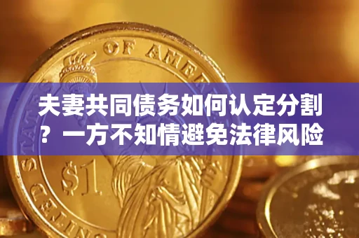 北京夫妻共同债务如何认定分割？一方不知情避免法律风险必看！